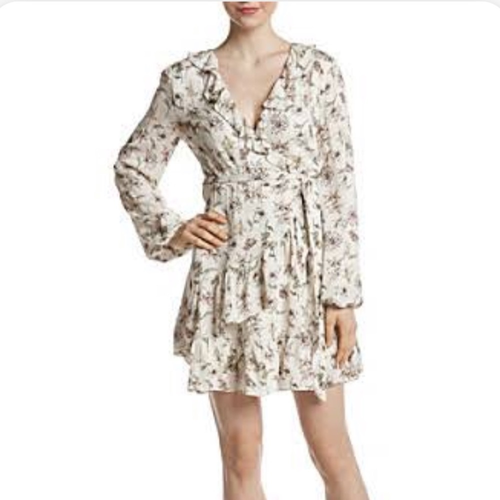 Taylor and sage floral wrap dress, small, NWT